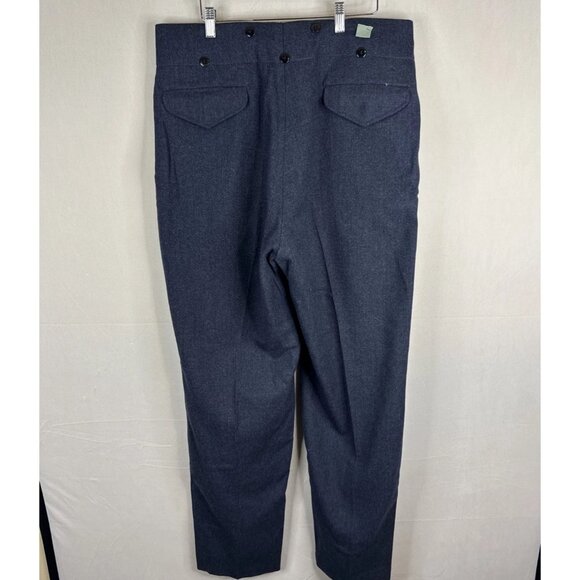Vintage 1965 Bond Clothes Military Wool Trousers Men’s 36x34 - Picture 5 of 8
